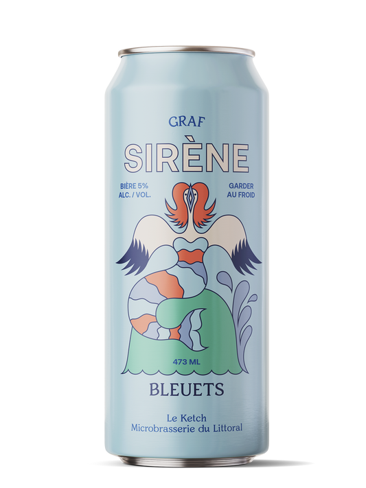 Sirène aux bleuets